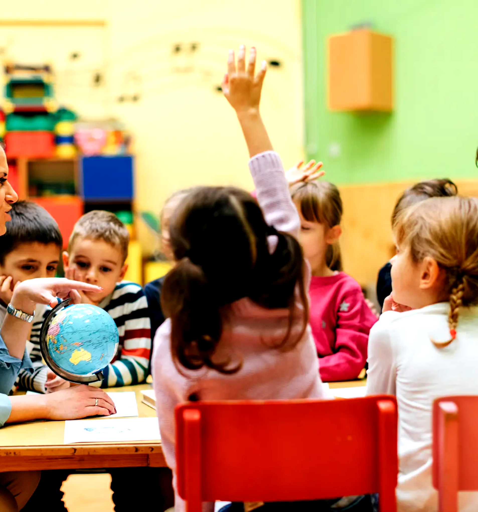 Children in classroom